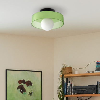 Modern Round Flush Mount Kitchen Flush Ceiling Light Fixture NALANI
