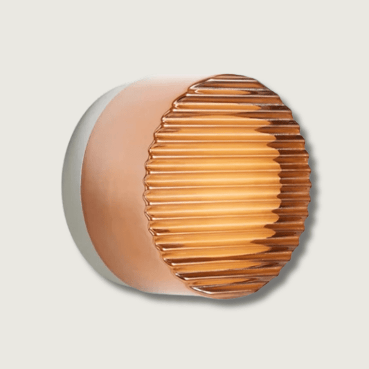 Modern Round Wall Lamp Elegant Interior Lighting Fixture Orange 1 NaLani