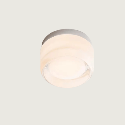 Modern Round Wall Lamp Elegant Interior Lighting Fixture White 1 NaLani