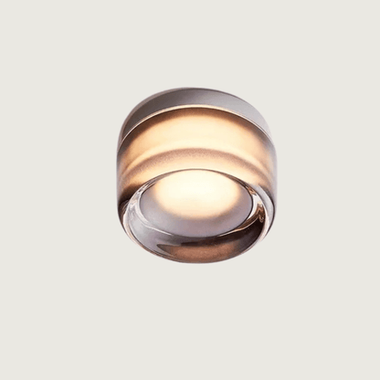 Modern Round Wall Lamp Elegant Interior Lighting Fixture Grey NaLani