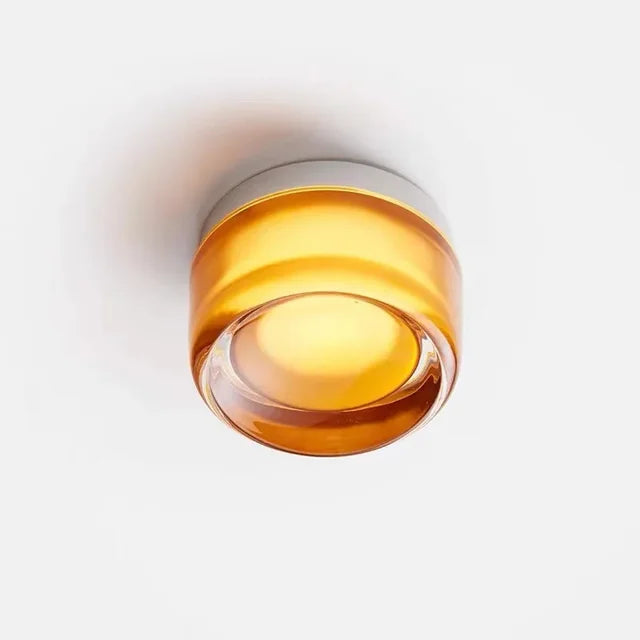 Modern Round Wall Lamp Elegant Interior Lighting Fixture Orange 2 NaLani