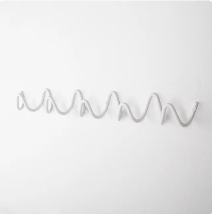 Modern Wall Coat Rack with Elegant Design and Minimalist Style White Big NaLani