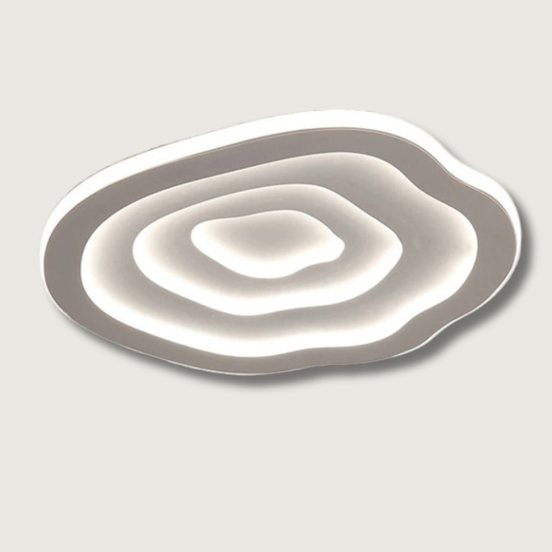 Modern Wave Pattern Ceiling Lamp with LED Warm White Light White NaLani