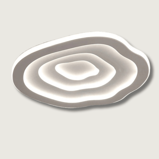 Modern Wave Pattern Ceiling Lamp with LED Warm White Light White NaLani