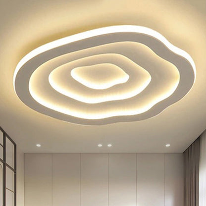 Modern Wave Pattern Ceiling Lamp with LED Warm White Light Warmly NaLani