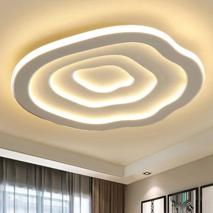 Modern Wave Pattern Ceiling Lamp with LED Warm White Light NaLani