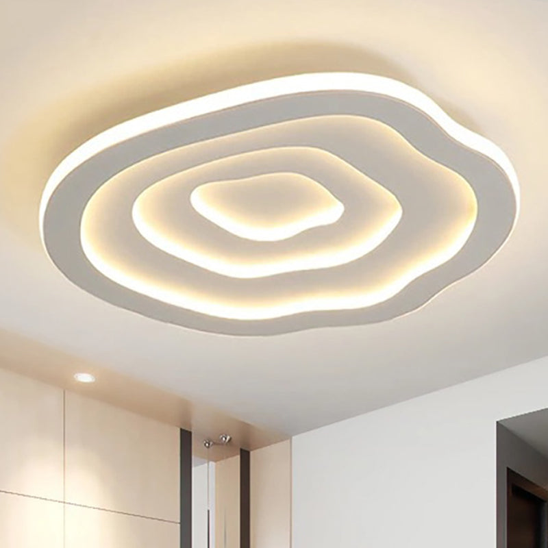 Modern Wave Pattern Ceiling Lamp with LED Warm White Light NaLani
