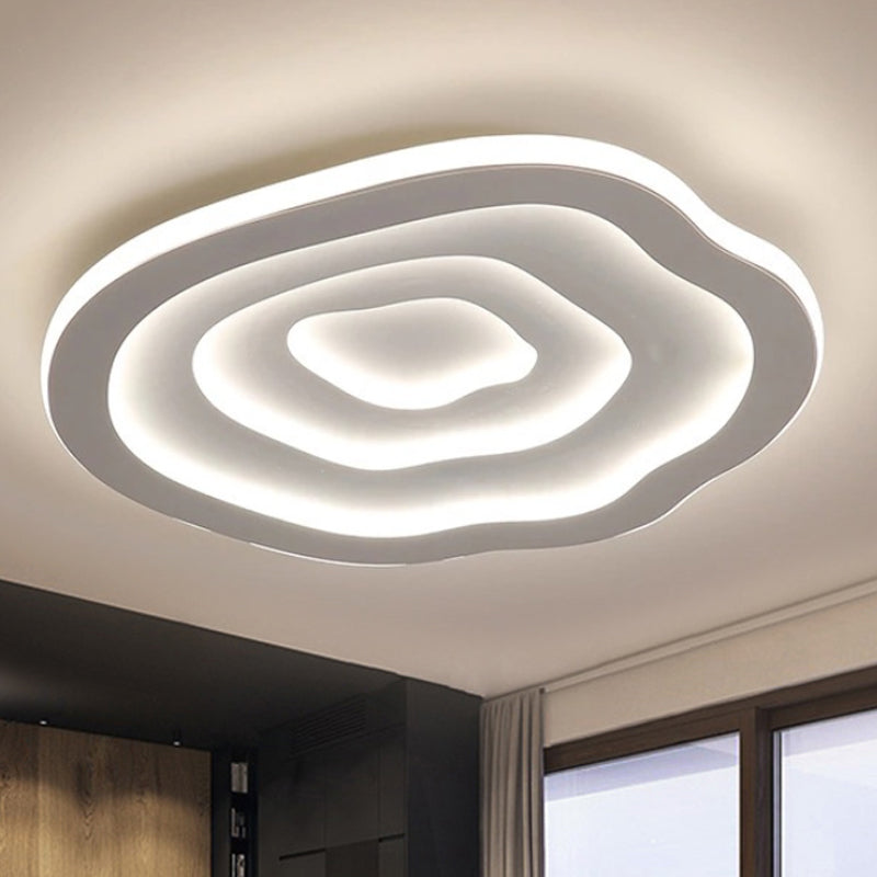 Modern Wave Pattern Ceiling Lamp with LED Warm White Light NaLani