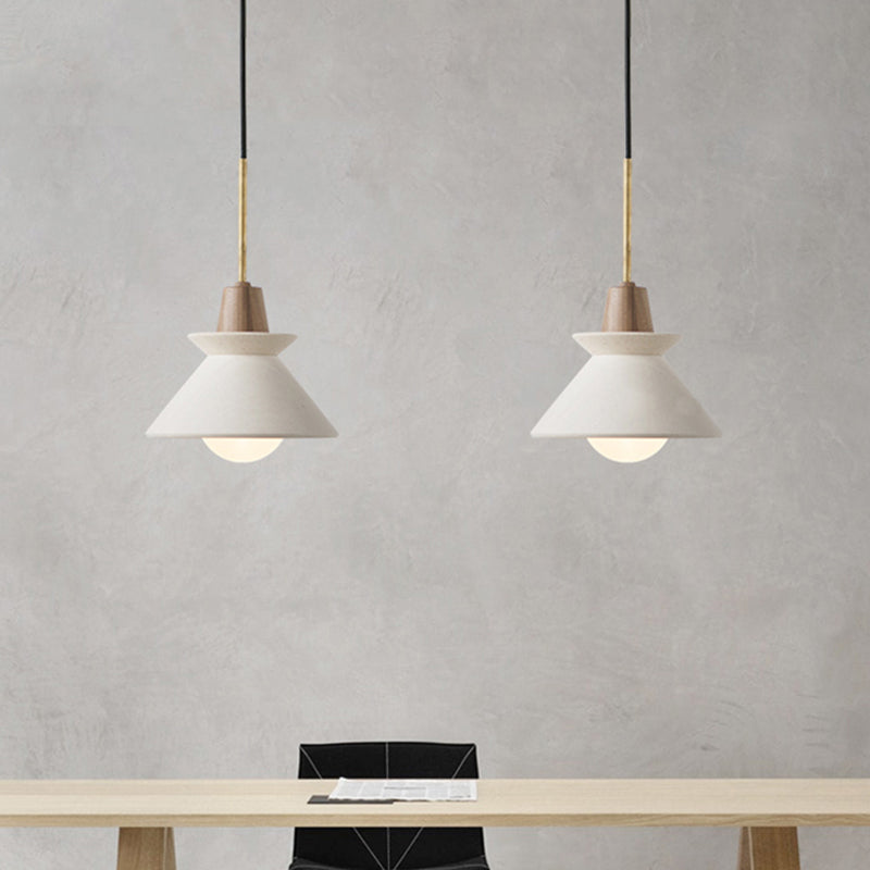 Modern White Bowl Shade Ceiling Light for Dining Room Pendant NaLani