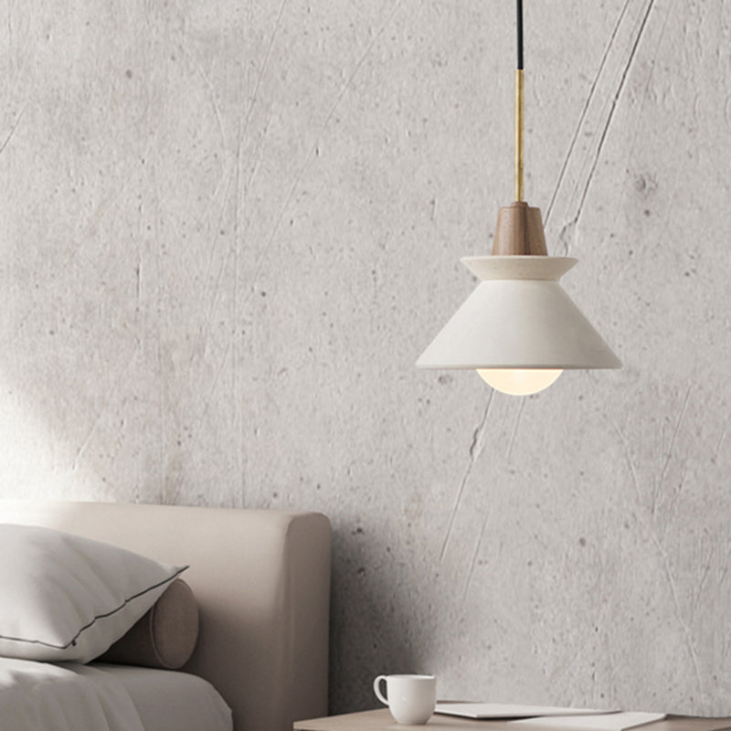 Modern White Bowl Shade Ceiling Light for Dining Room Pendant NaLani
