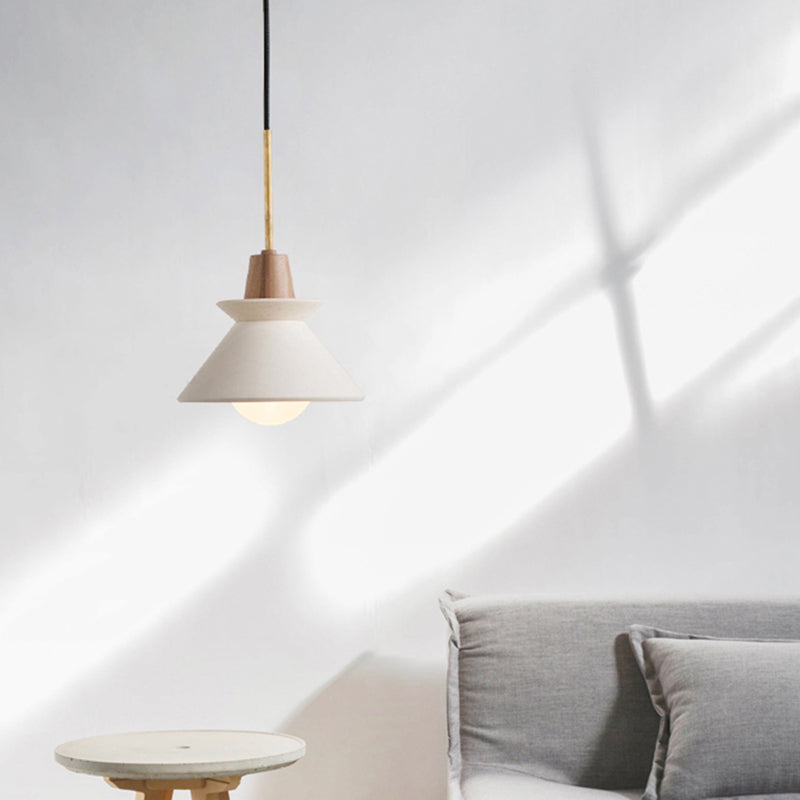 Modern White Bowl Shade Ceiling Light for Dining Room Pendant NaLani