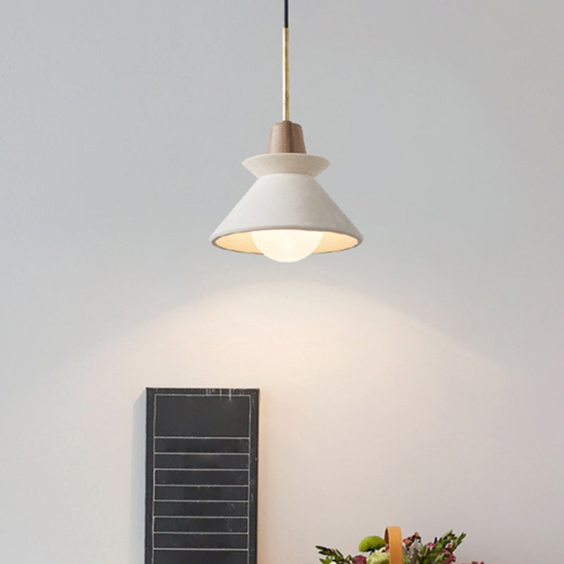 Modern White Bowl Shade Ceiling Light for Dining Room Pendant NaLani
