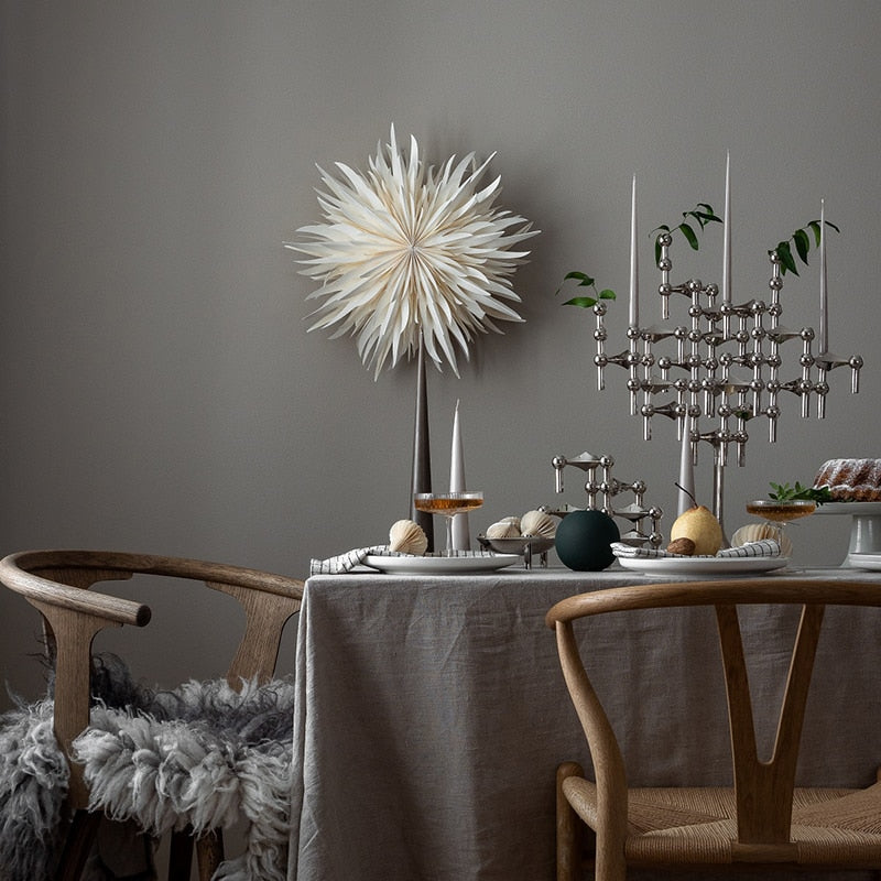 Molecular Structure Stainless Steel Candle Holder Decor NALANI