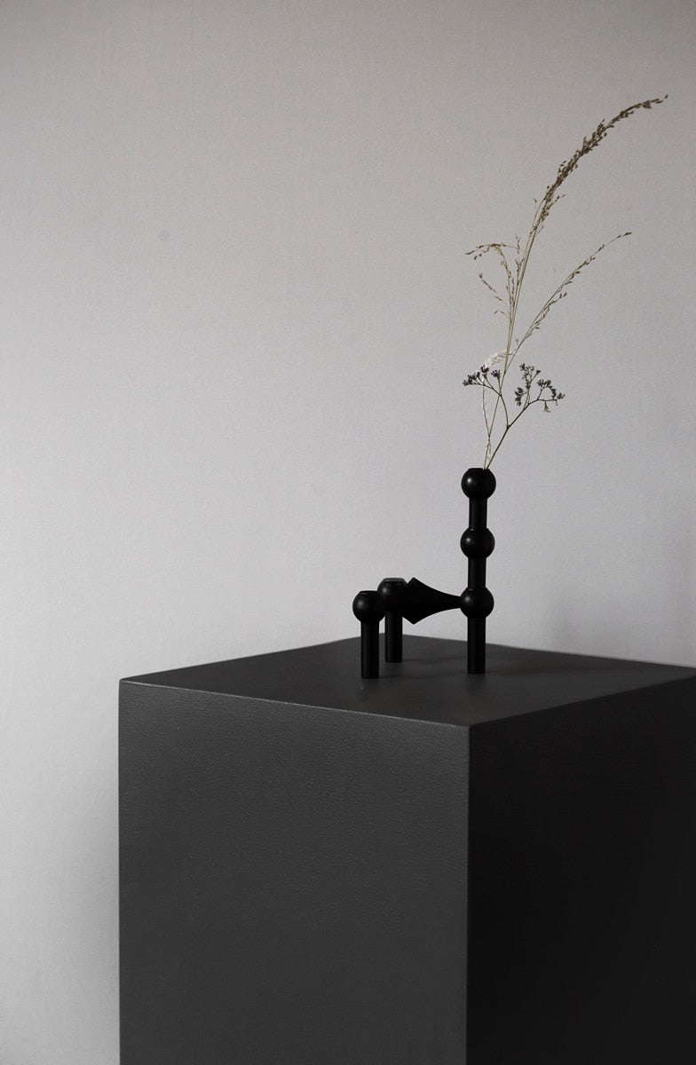 Molecular Structure Stainless Steel Candle Holder Decor NALANI
