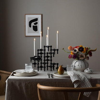 Molecular Structure Stainless Steel Candle Holder Decor NALANI