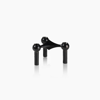Molecular Structure Stainless Steel Candle Holder Decor Black 1 NALANI