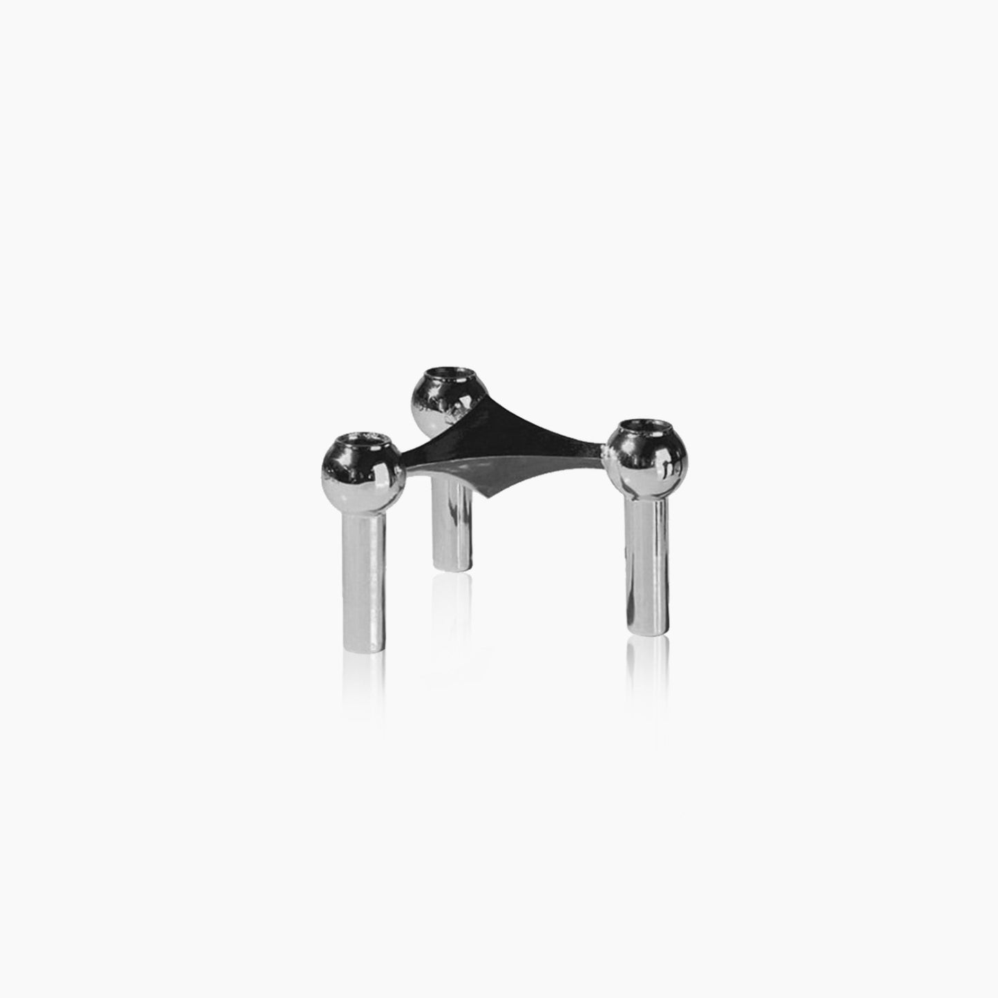 Molecular Structure Stainless Steel Candle Holder Decor Silver 1 NALANI
