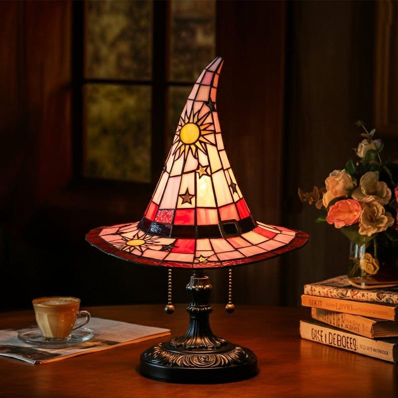 Moonlit Decor Gift Ornament For Home And Desk Display Red NALANI