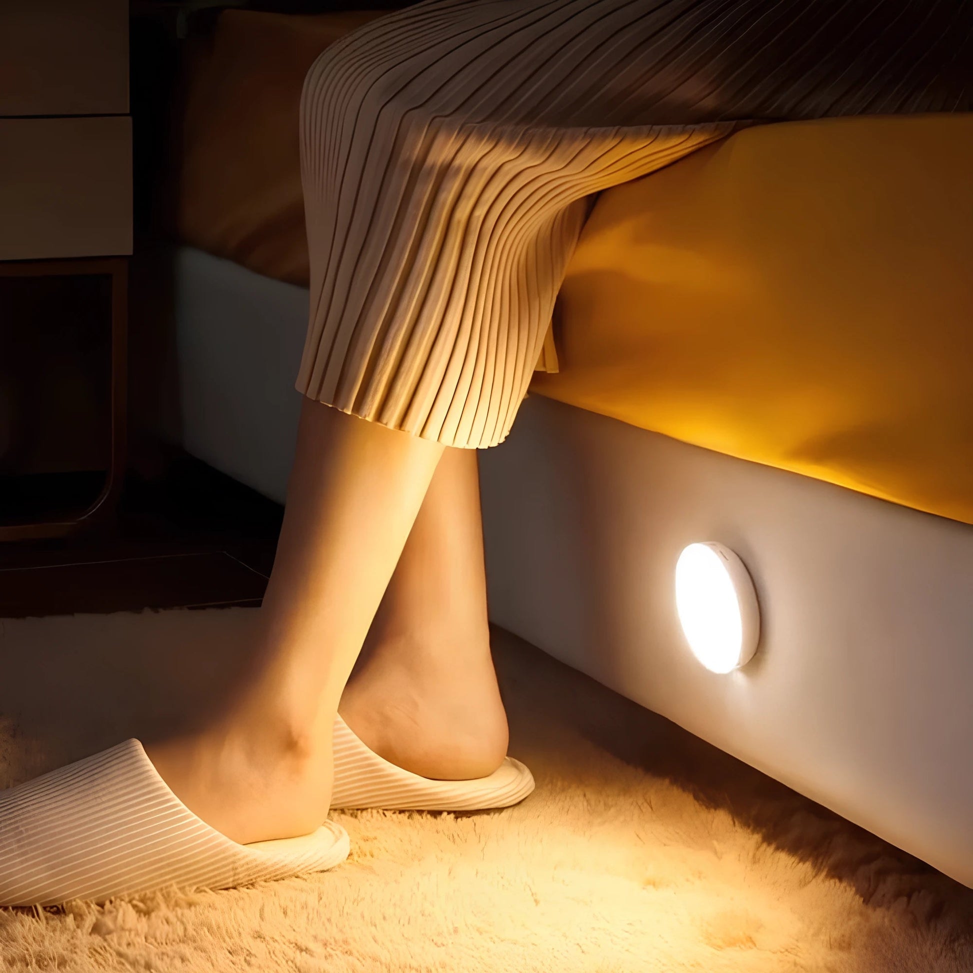 Motion Sensor LED Light Battery Powered or USB Rechargeable NaLani
