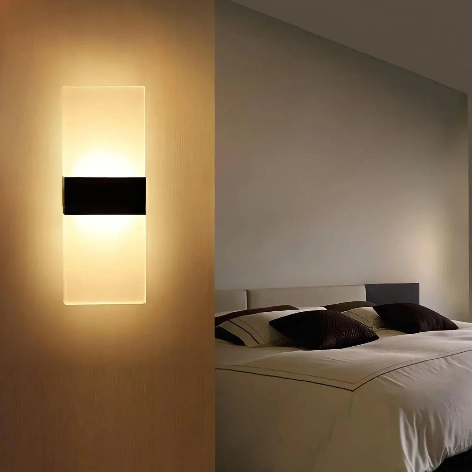 Motion Sensor Modern Wall Sconce Rectangular Or Arched NALANI