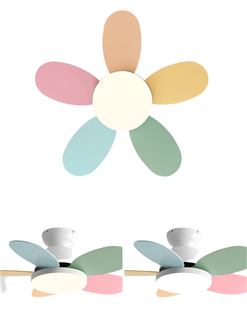 Multicolor Ceiling Fan With DC Motor And Integrated LED NALANI