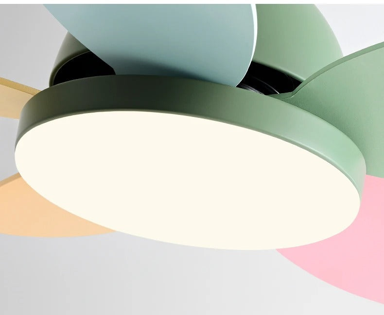 Multicolor Ceiling Fan With DC Motor And Integrated LED NALANI