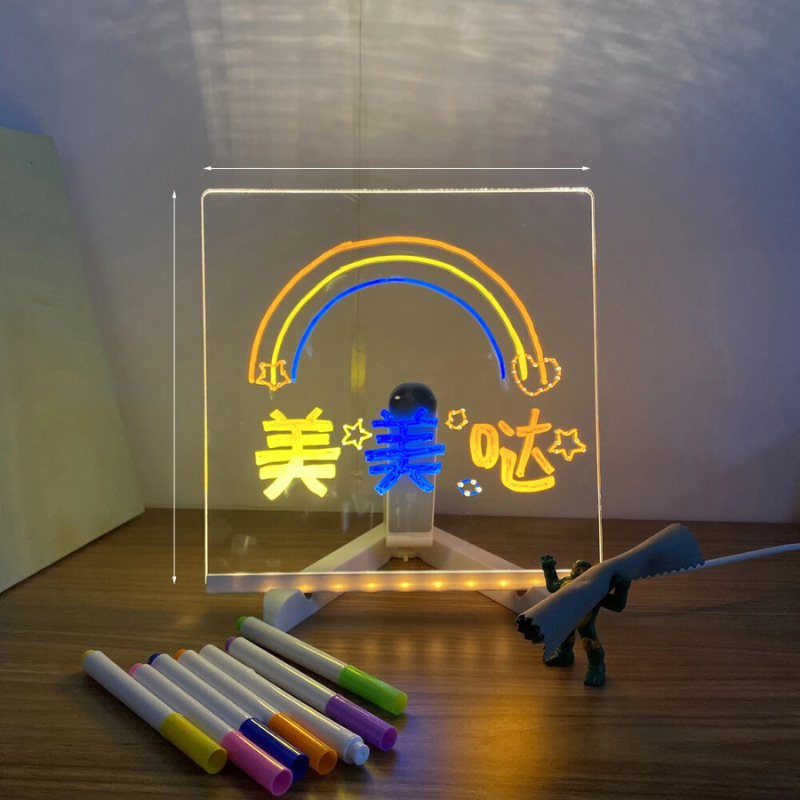 Multifunctional LED Birthday Lamp with Erasable Drawing Board S NALANI