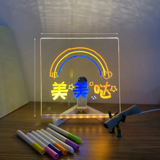 Multifunctional LED Birthday Lamp with Erasable Drawing Board S NALANI