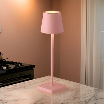 Multifunctional Wireless Rechargeable Table Lamp for Home Decor Pink NaLani