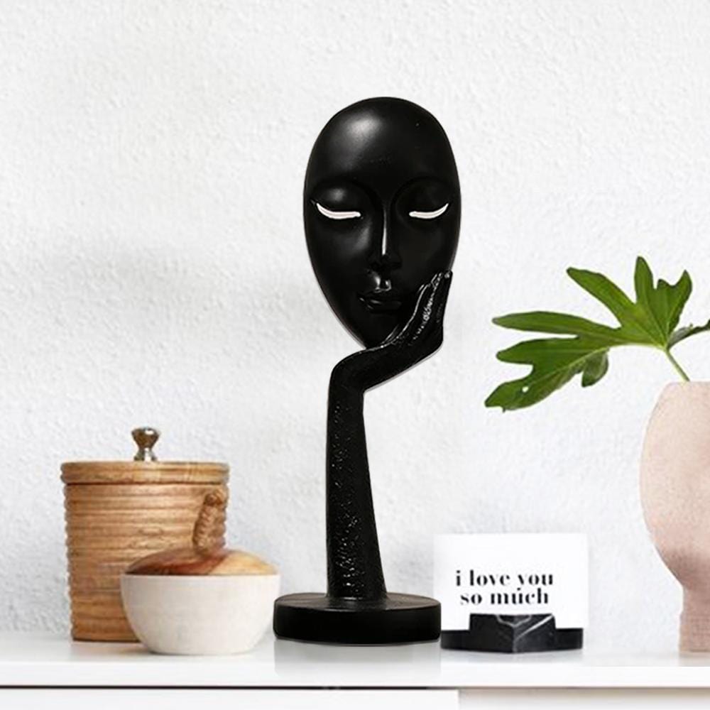 Table Accent Sculpture for Minimal Classic Home Decor Black NaLani
