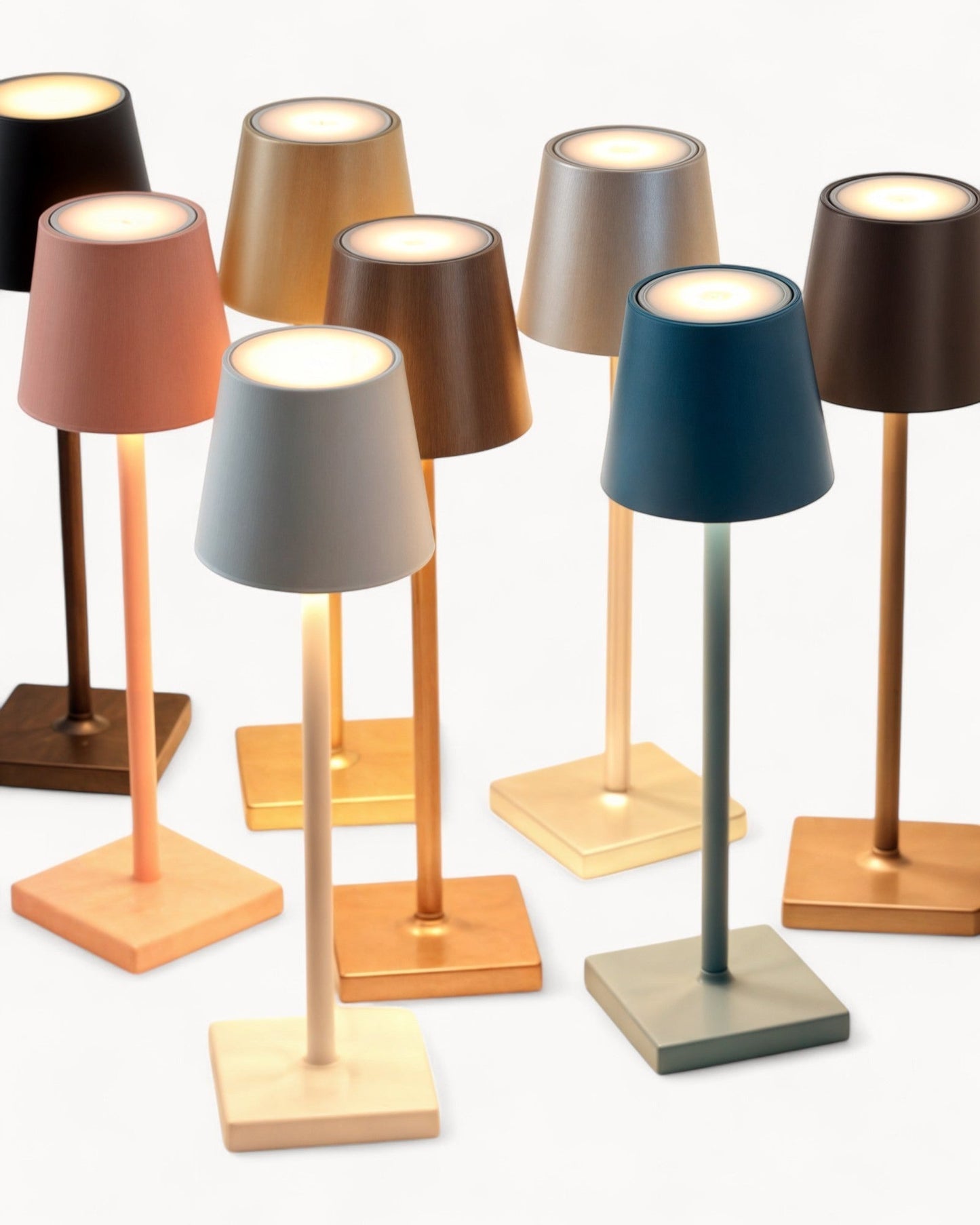 Navetti | LED table lamp with 3-colour touch control and USB charging NaLani