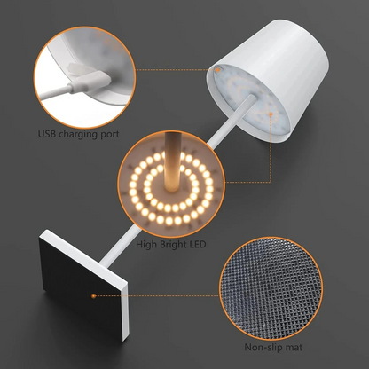 Navetti | Wireless Tablelamp for Elegant and Cozy Lighting NALANI