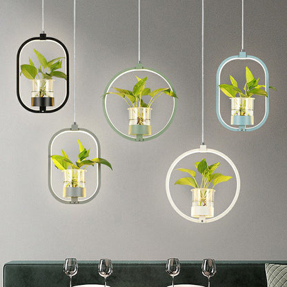Nordic Circular LED Ceiling Pendant Light For Dining Room NALANI
