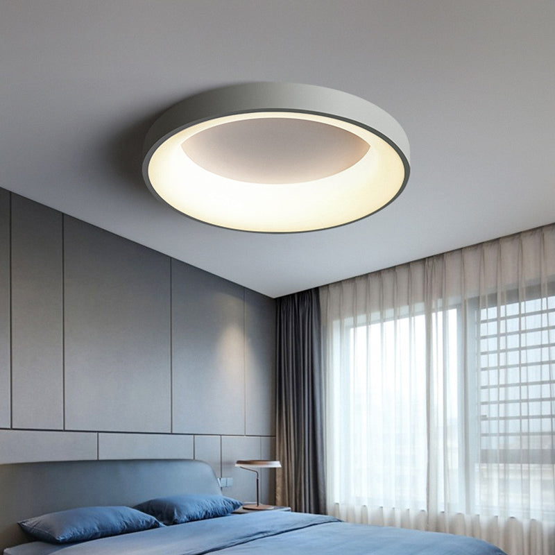 Nordic Circular LED Flush Mount Ceiling Lamp Bedroom NALANI