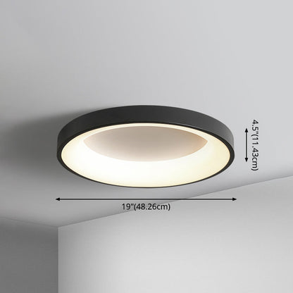 Nordic Circular LED Flush Mount Ceiling Lamp Bedroom NALANI