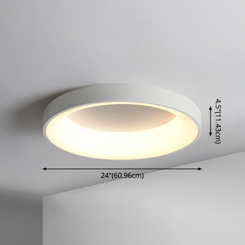 Nordic Circular LED Flush Mount Ceiling Lamp Bedroom NALANI
