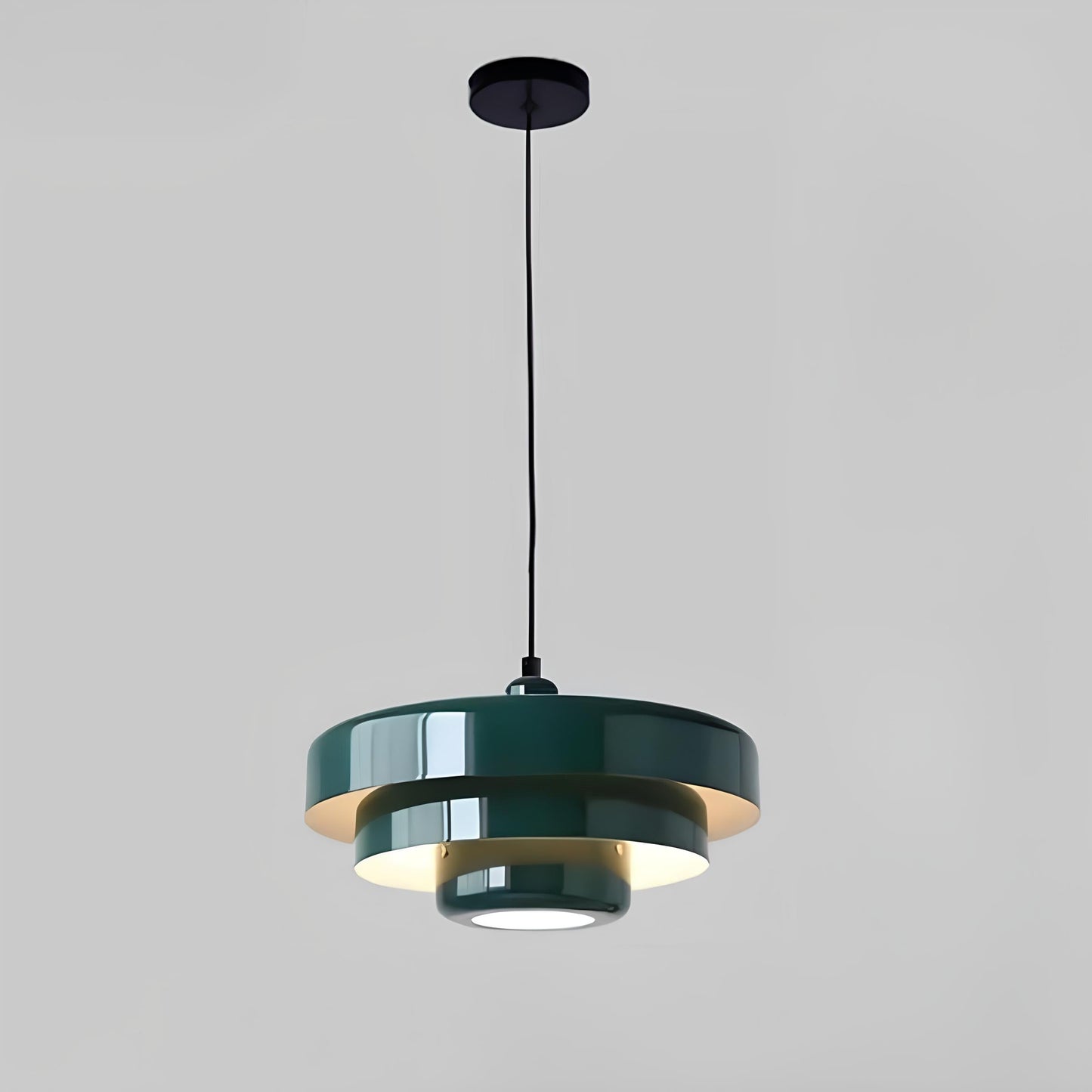 Nordic Glass Pendant Lamp for Modern Elegant Home Lighting Darkgreen NaLani
