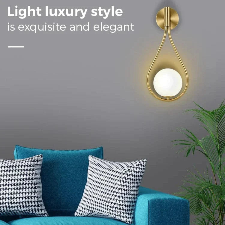 Nordic Glass Wall Lamp G9 LED Minimalist Wall Light NALANI