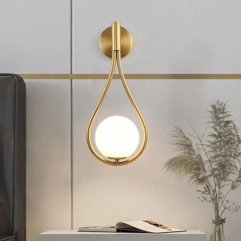 Nordic Glass Wall Lamp G9 LED Minimalist Wall Light NALANI