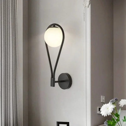 Nordic Glass Wall Lamp G9 LED Minimalist Wall Light NALANI