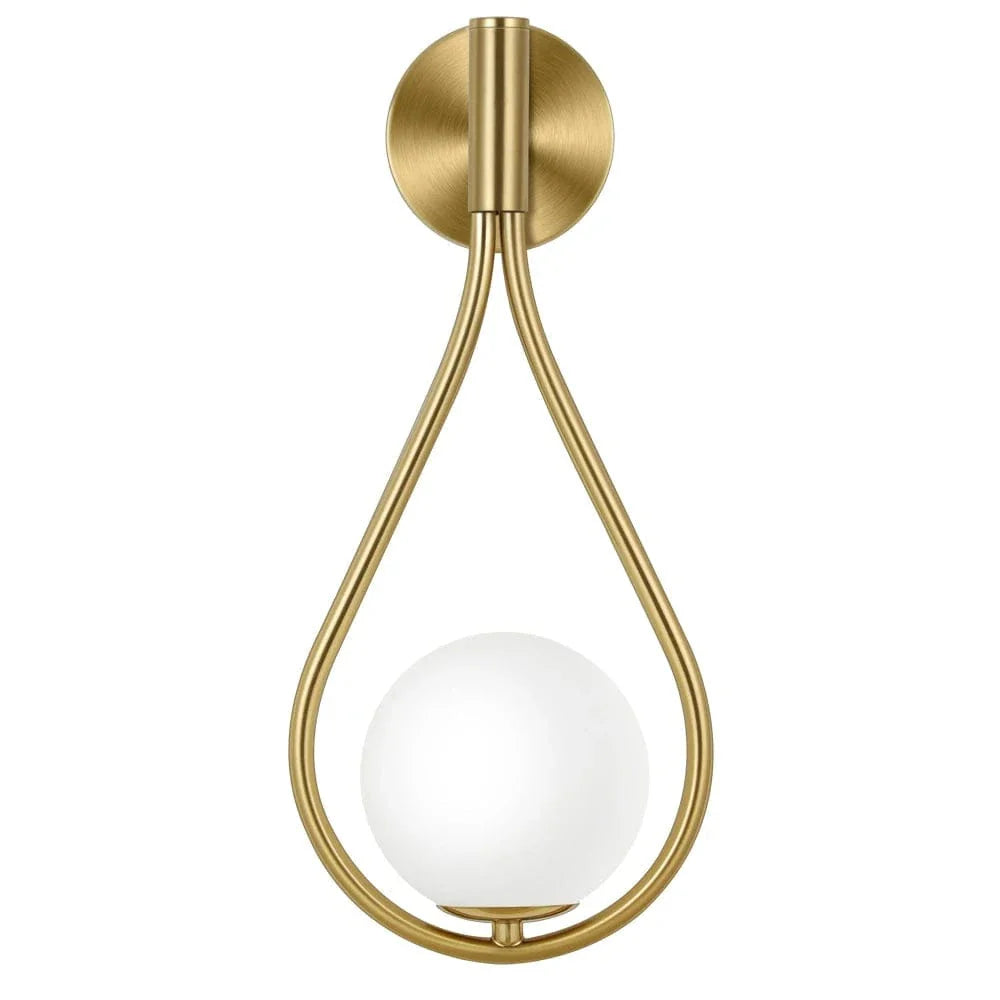 Nordic Glass Wall Lamp G9 LED Minimalist Wall Light Gold 1 NALANI