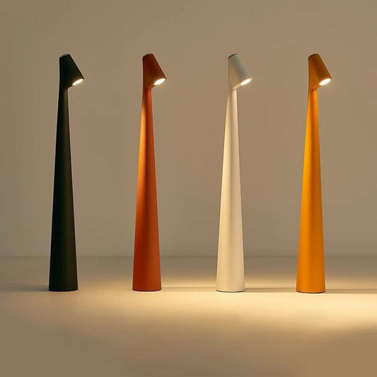 Nordic Minimalistic Wireless LED Table Lamp for Atmosphere and Reading White 45 cm NaLani