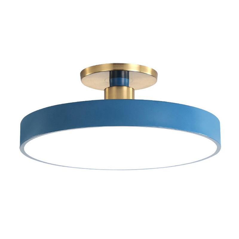 Nordic Style Round Flush Mount LED Ceiling Light for Kids Room NaLani