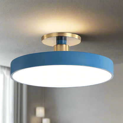 Nordic Style Round Flush Mount LED Light for Bedroom Ceiling NaLani