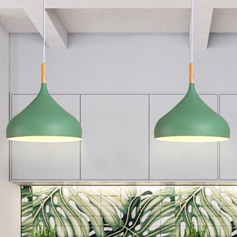 Nordic Teardrop Pendant Light With Metal Shade 1 Light NALANI