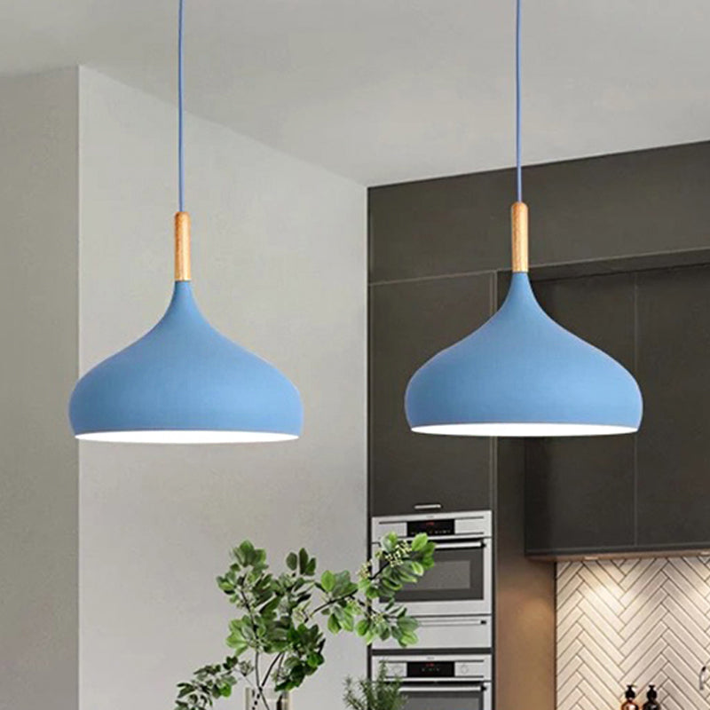 Nordic Teardrop Pendant Light With Metal Shade 1 Light NALANI