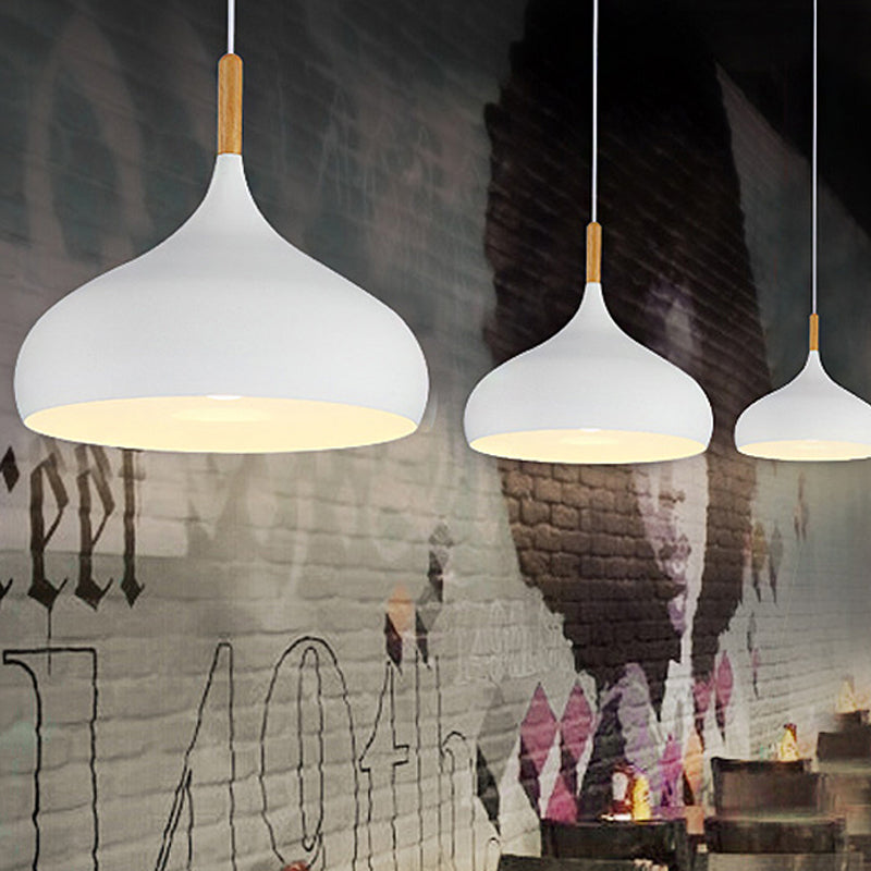 Nordic Teardrop Pendant Light With Metal Shade 1 Light NALANI
