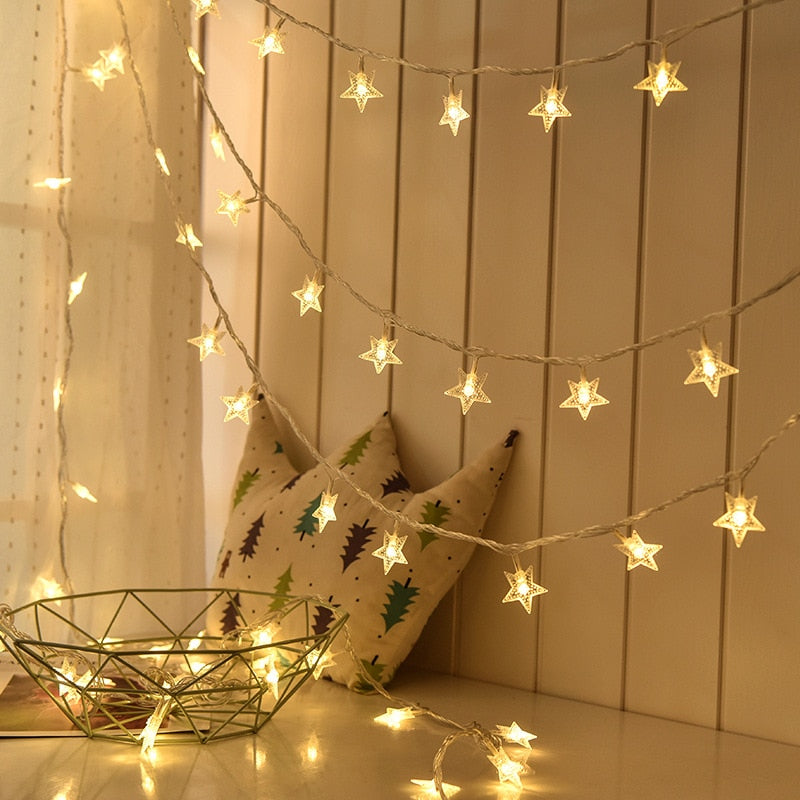 Nursery Star Fairy Light Strings Battery Operated Warm NALANI