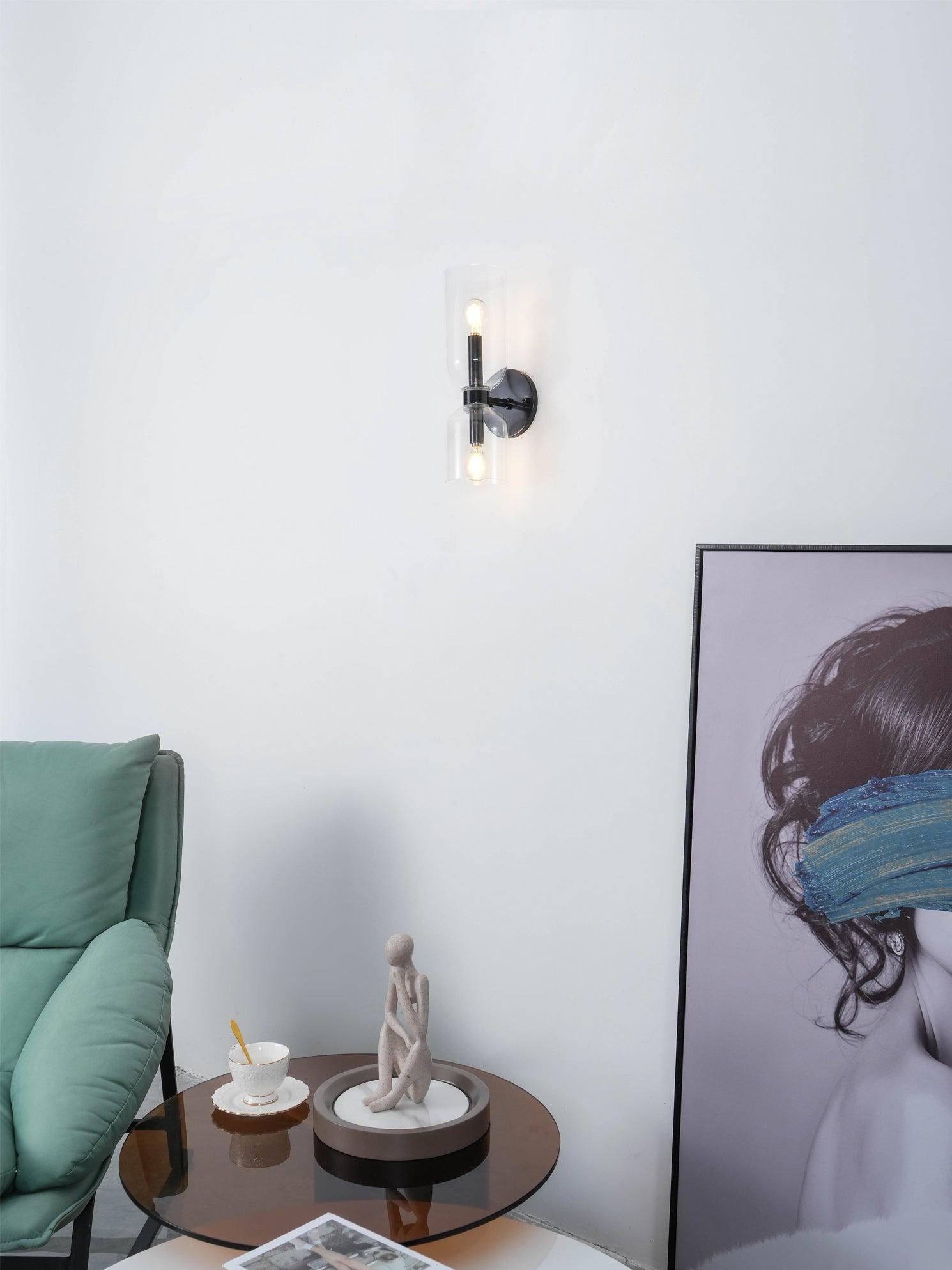 Opal Glass Wall Lamp With Warm Glow Modern Sconce Lighting NALANI