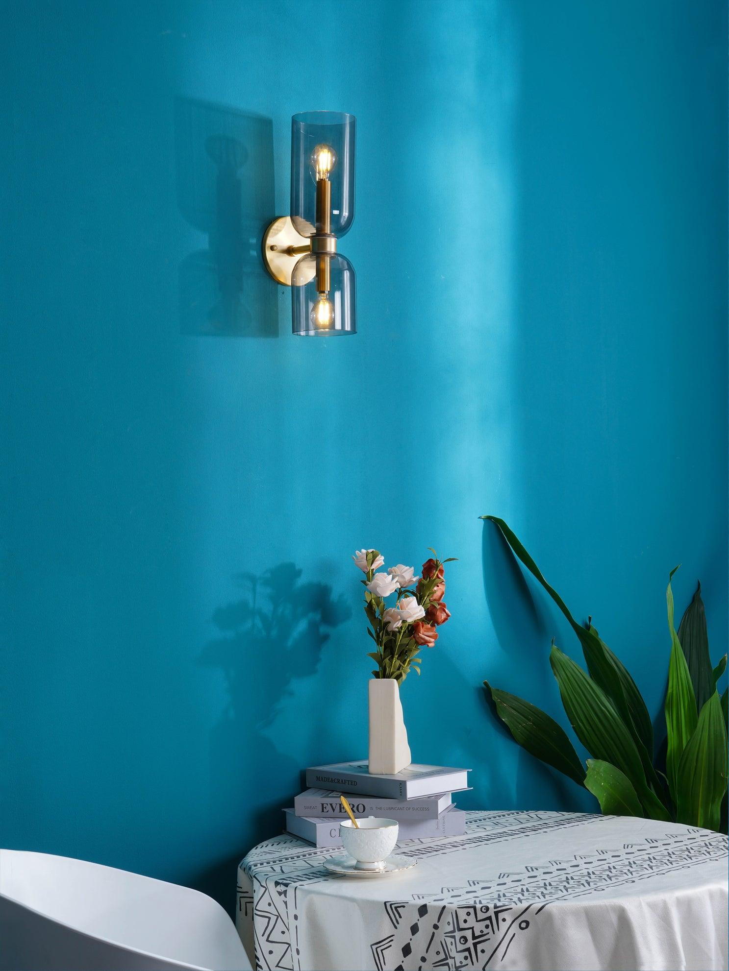 Opal Glass Wall Lamp With Warm Glow Modern Sconce Lighting NALANI